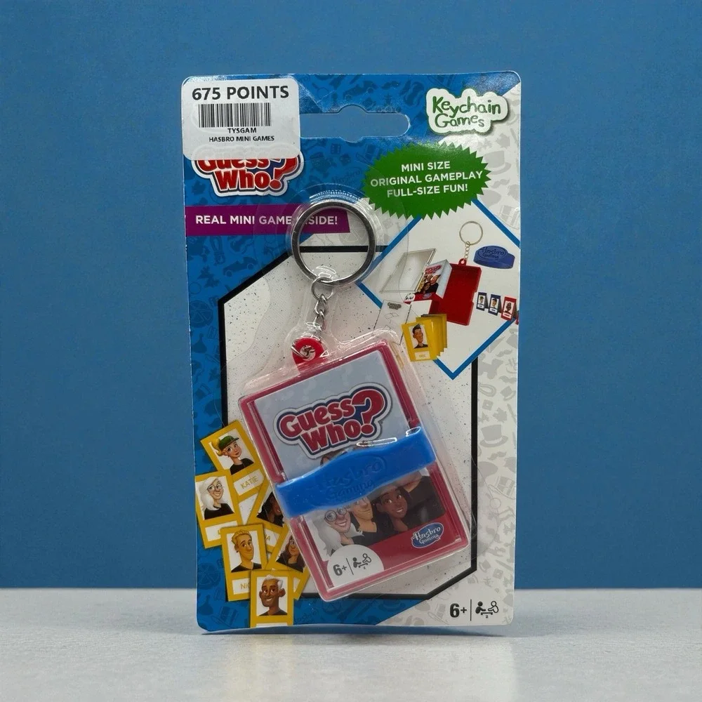 Hasbro Gaming‎ Guess Who? Keychain Game Mini Original Gameplay Full Size Fun NEW